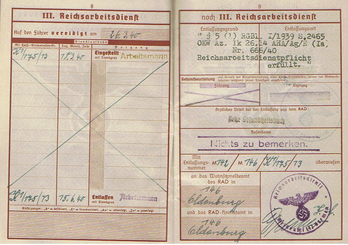 Wehrpass group Obergefreiter Kriegmarine Holland and Army Artillery Sicily and Italy KIA 1944 Monte Cassino - Image 7