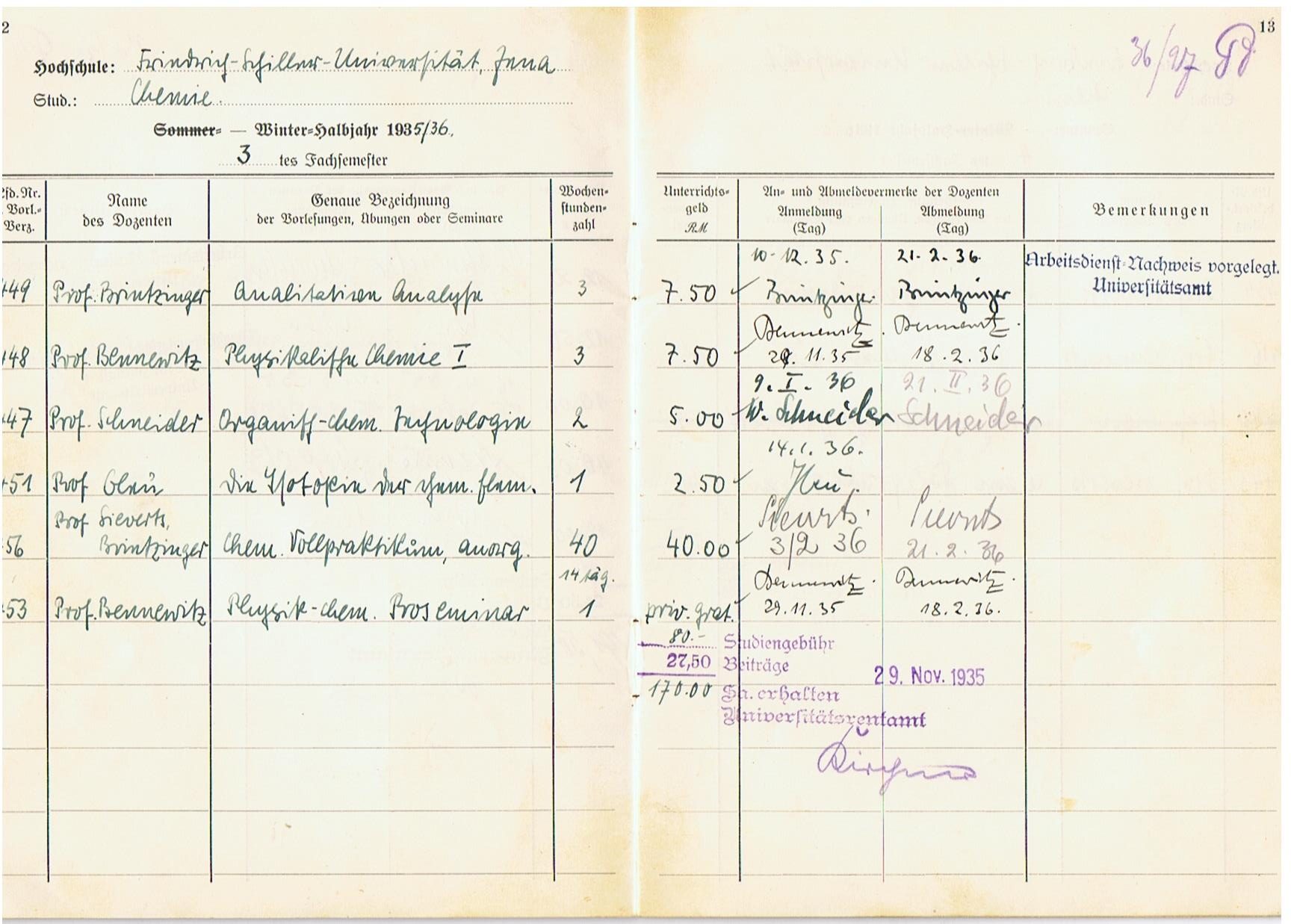 Wehrpass group Wachtmeister Panzer-Nachrichten Russia and V2 rocket personnel chemistry student - Image 17