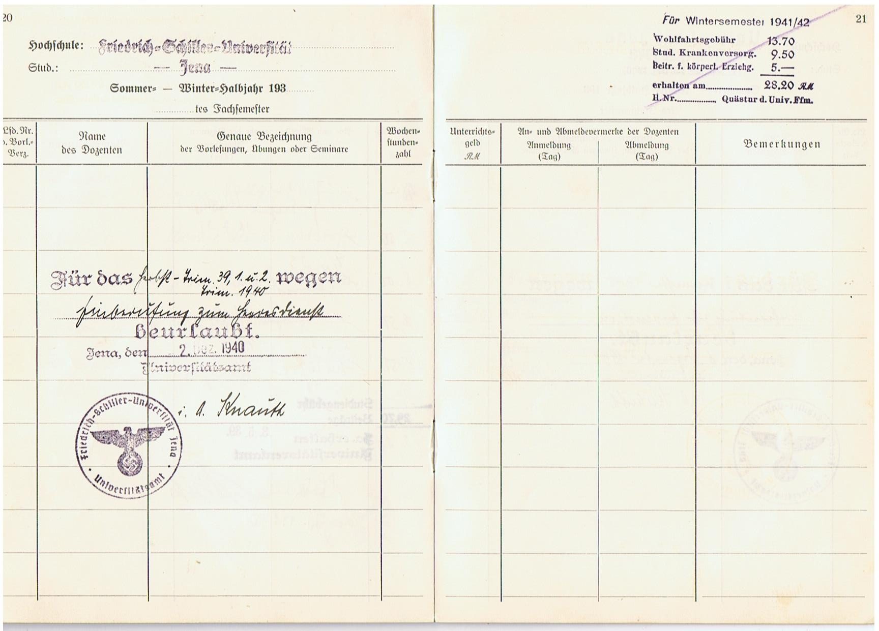 Wehrpass group Wachtmeister Panzer-Nachrichten Russia and V2 rocket personnel chemistry student - Image 21