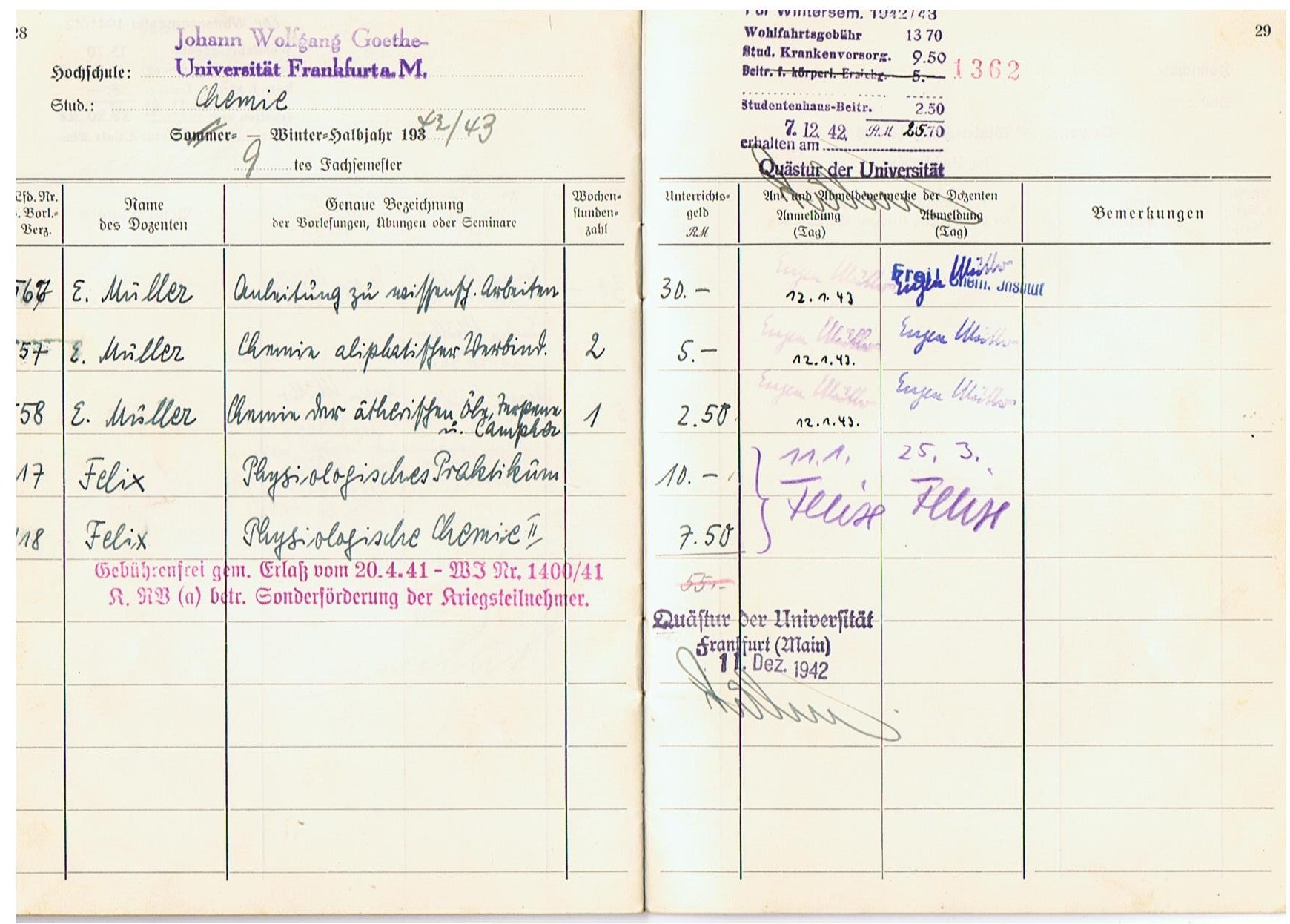 Wehrpass group Wachtmeister Panzer-Nachrichten Russia and V2 rocket personnel chemistry student - Image 25