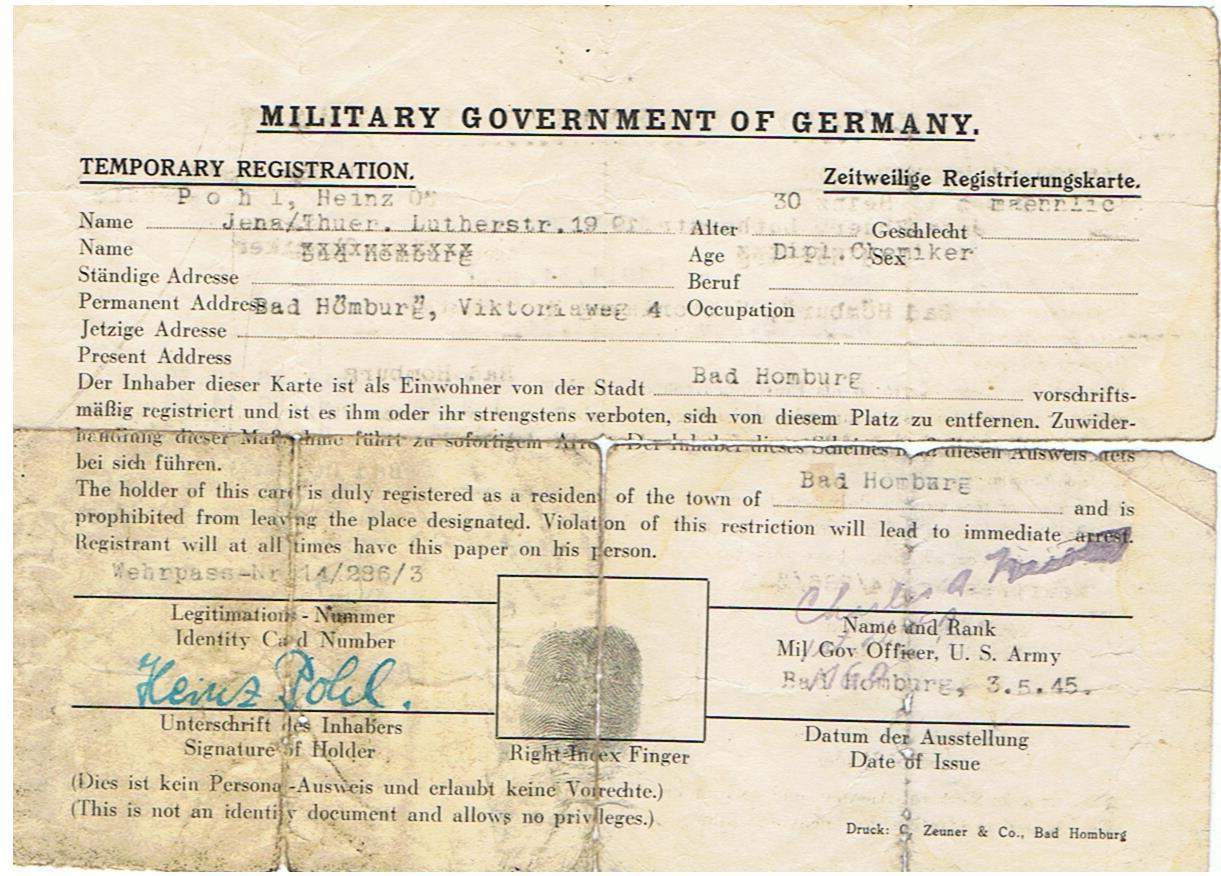 Wehrpass group Wachtmeister Panzer-Nachrichten Russia and V2 rocket personnel chemistry student - Image 28