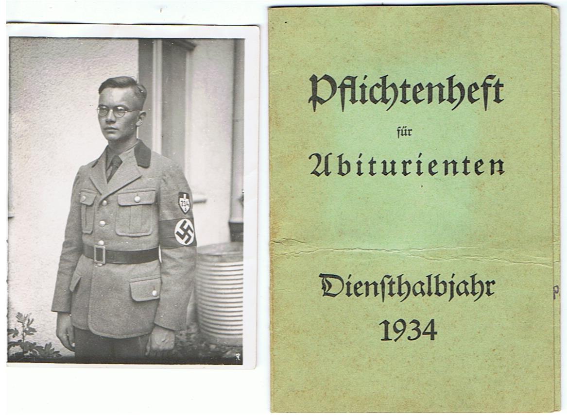Wehrpass group Wachtmeister Panzer-Nachrichten Russia and V2 rocket personnel chemistry student - Image 3