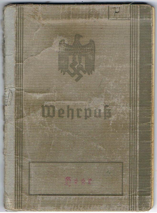 Wehrpass group Wachtmeister Panzer-Nachrichten Russia and V2 rocket personnel chemistry student - Image 30