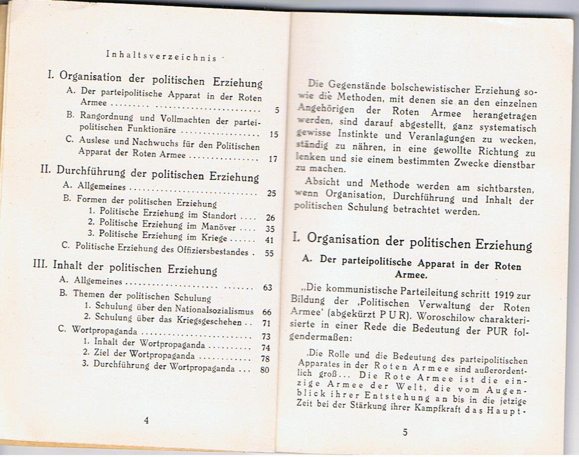 SS manual Die politische Erziehung in der Roten Armee published by Reichsführer-SS SS-Hauptamt - Image 3