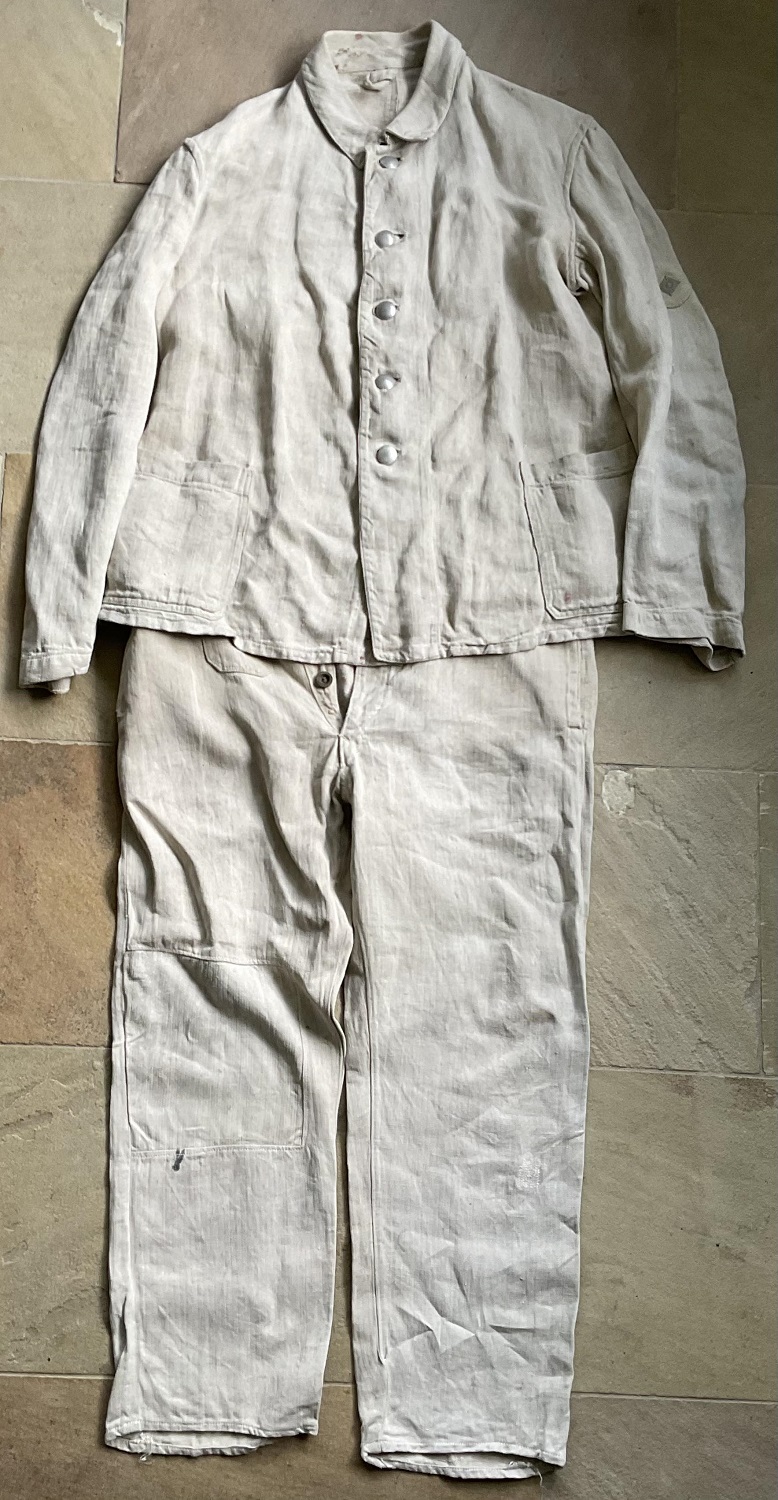 Wehrmacht army Schütze white Drillich work uniform Munich 1940