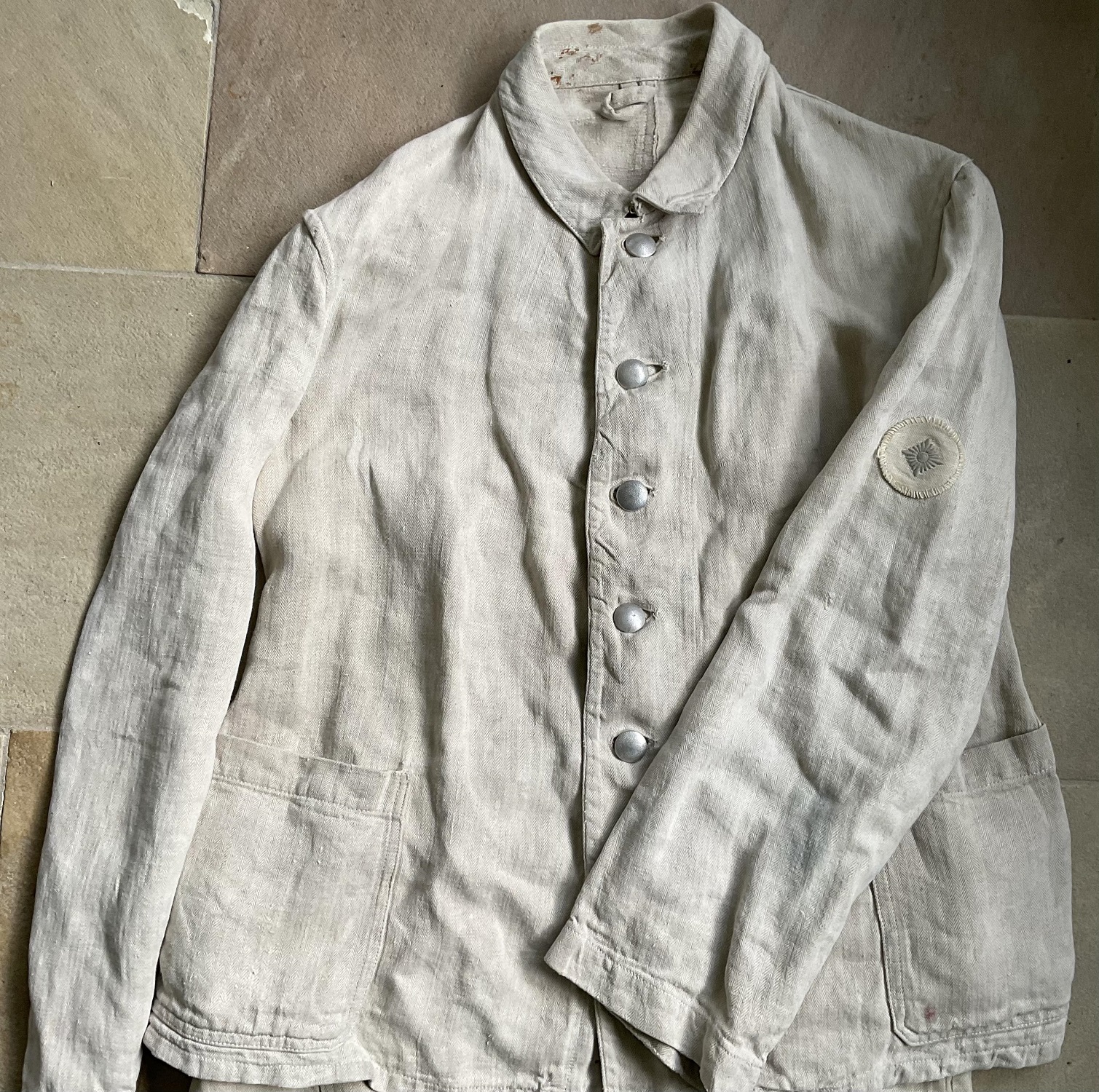 Wehrmacht army Schütze white Drillich work uniform Munich 1940 - Image 10