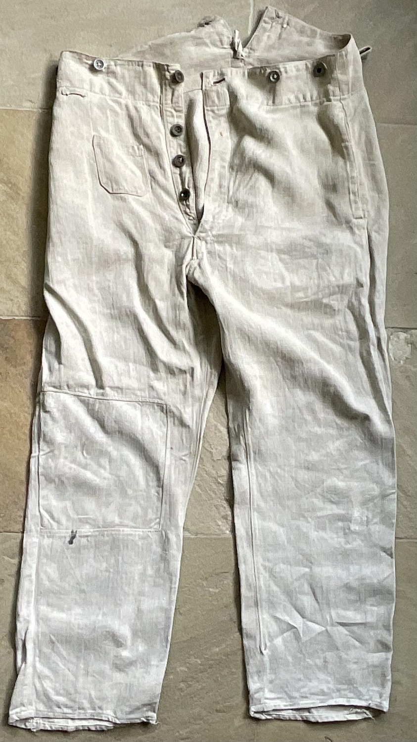 Wehrmacht army Schütze white Drillich work uniform Munich 1940 - Image 12