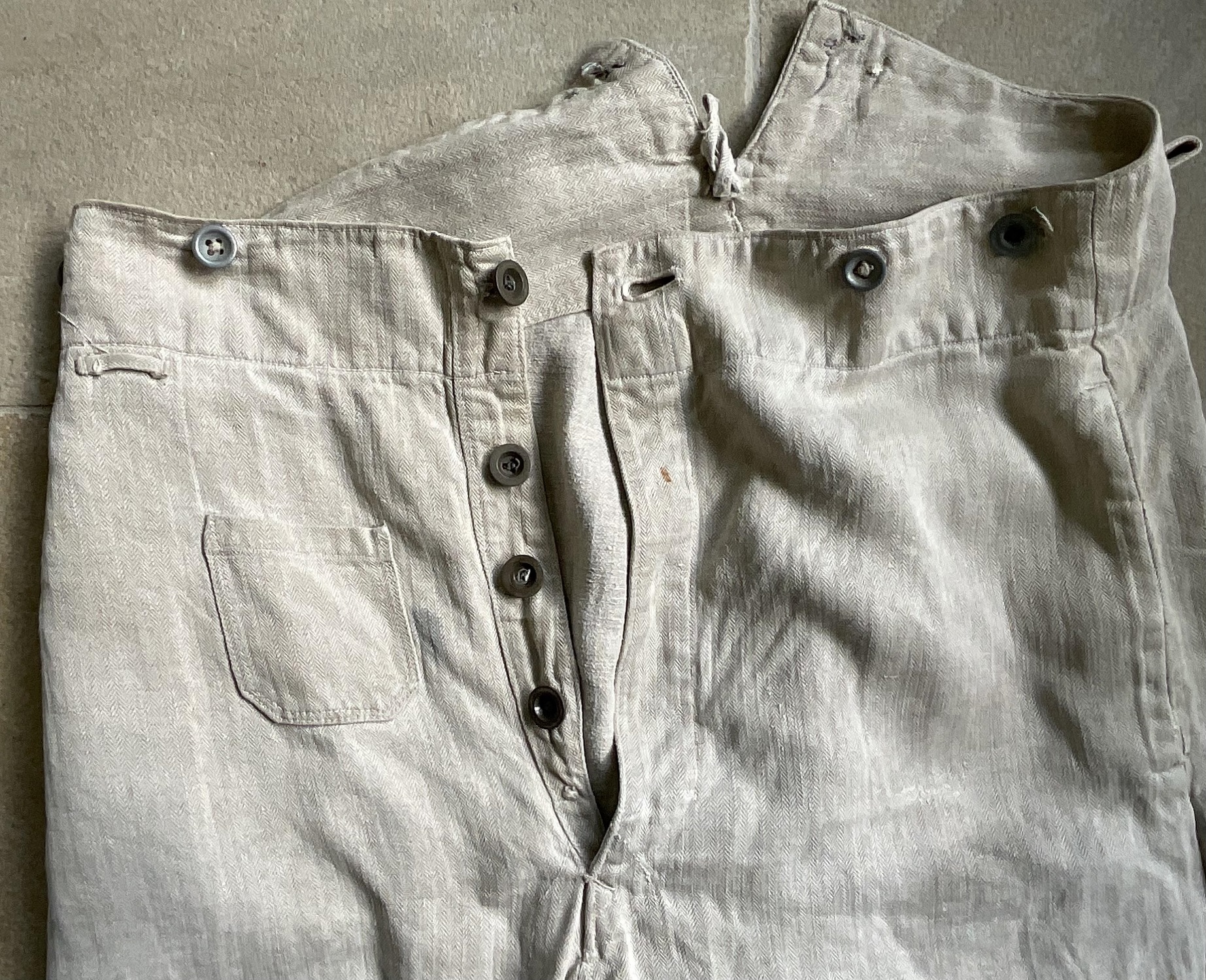 Wehrmacht army Schütze white Drillich work uniform Munich 1940 - Image 16