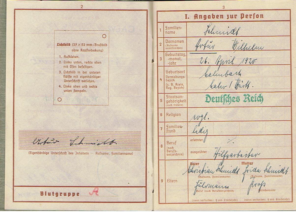Wehrpass Gefreiter 260.ID Russia and 90.leichte Afrika-Division Africa Corps KIA 1943 Tunis area - Image 3
