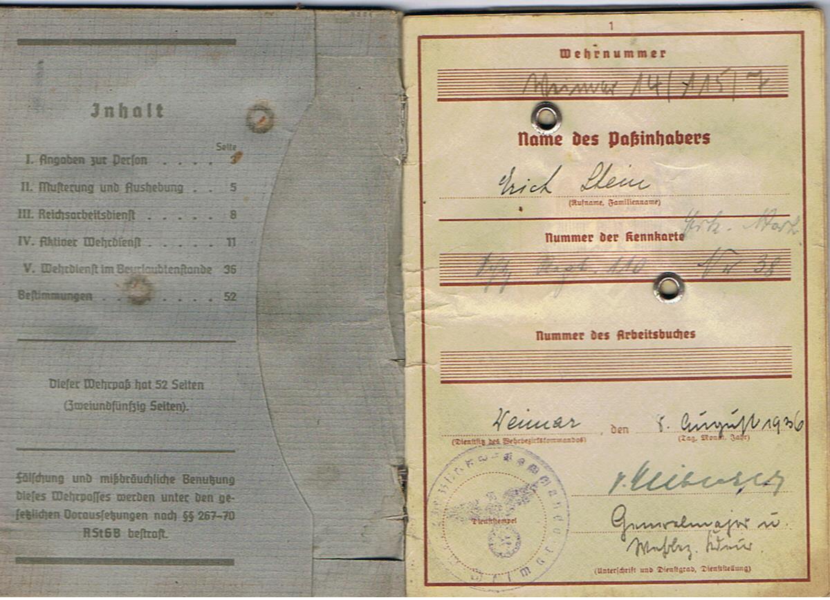 Wehrpass Obergefreiter transport and infantry 11.Panzer-Division wounded 1940 France - Image 2