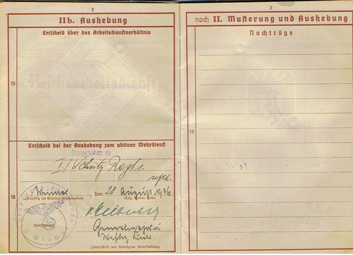 Wehrpass Obergefreiter transport and infantry 11.Panzer-Division wounded 1940 France - Image 5