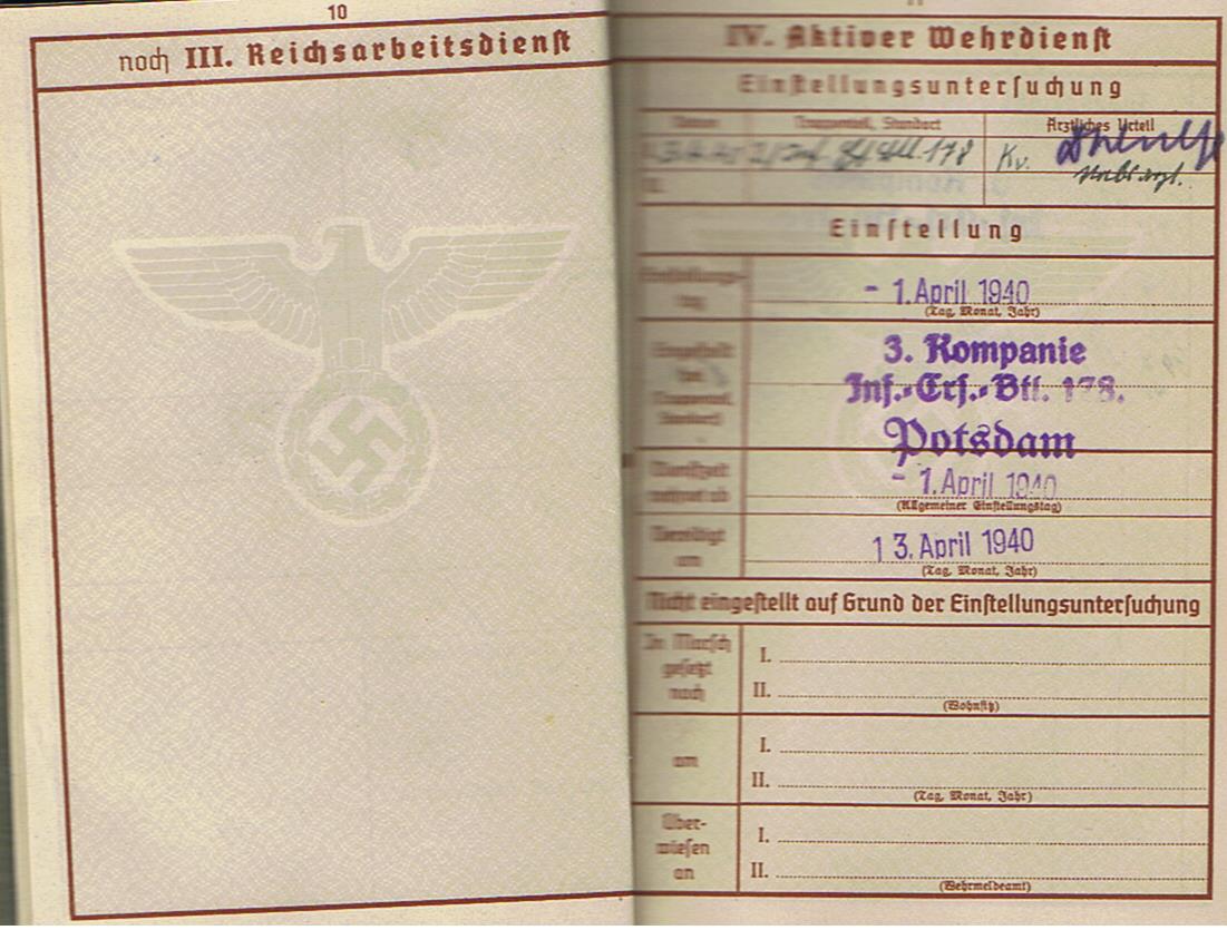 Wehrpass Gefreiter IR50 3.ID France 111.ID Russia KIA 1941 Kiew - Image 5