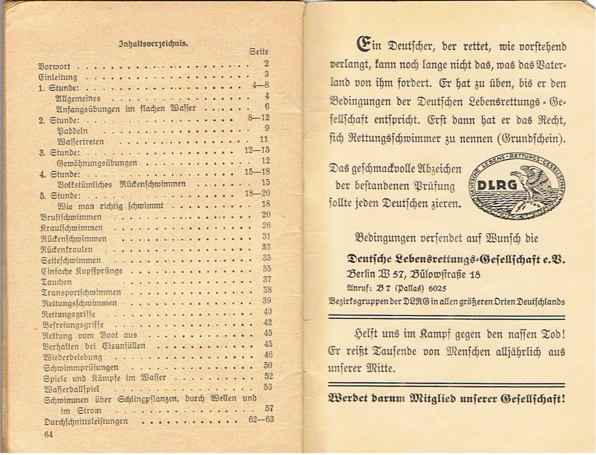 DLRG life savings swimming manual Schwimme richtig ! - Image 5