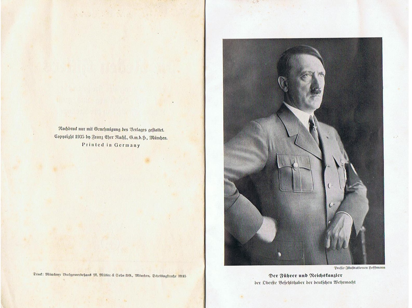 Die Reden des Führers Sonderausgabe der Luftwaffe 1935 - Image 3