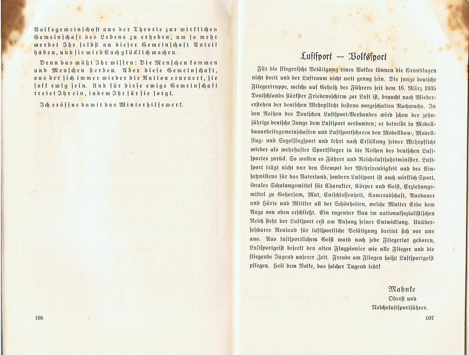 Die Reden des Führers Sonderausgabe der Luftwaffe 1935 - Image 7
