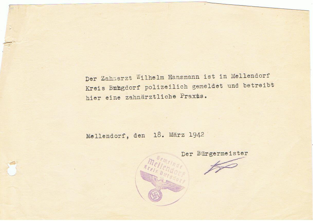 Personal file 1925-1980 dentist army doctor Kriegslazarett Rennes 2.Panzer-Division Normandy Ardennes - Image 20