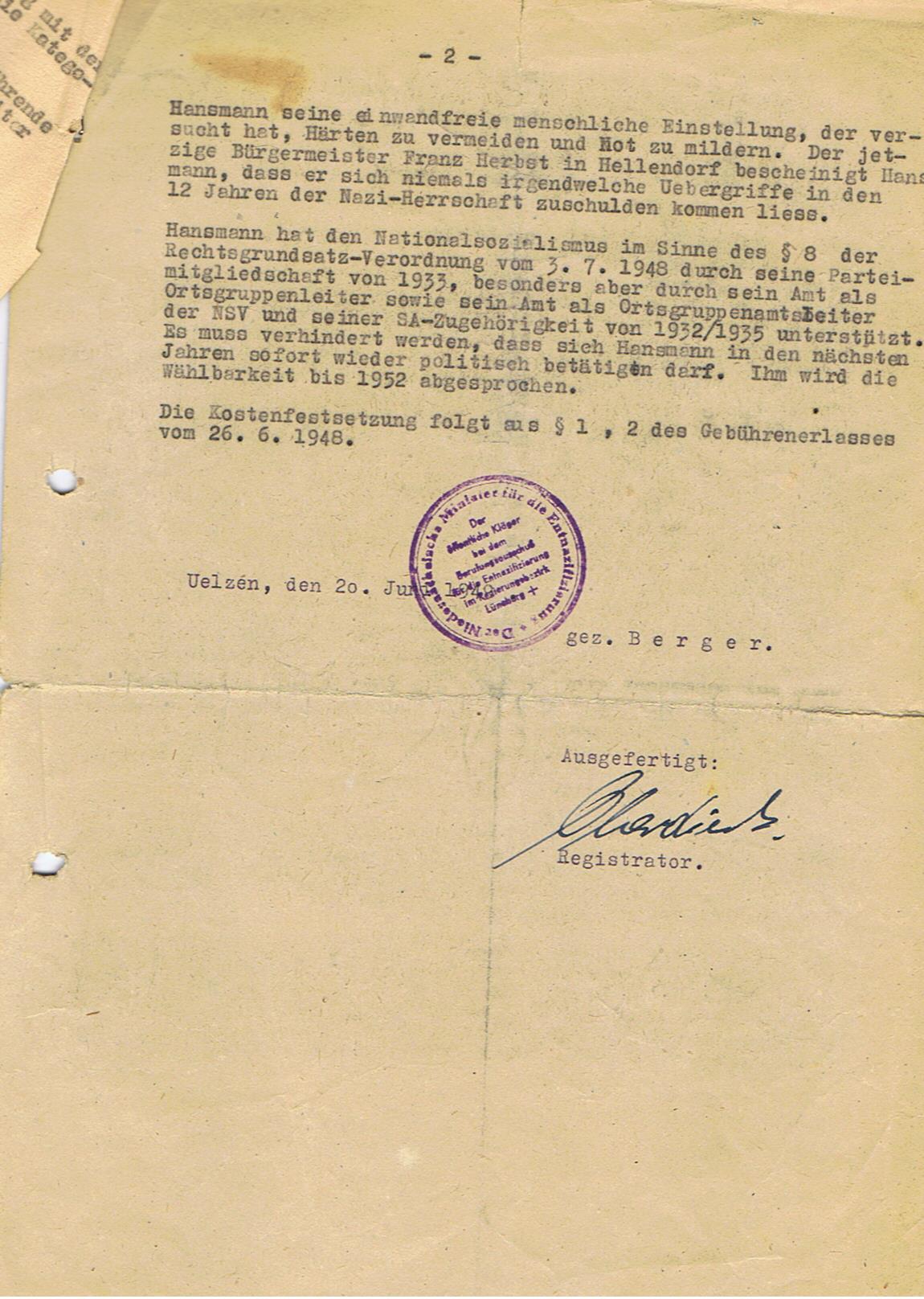 Personal file 1925-1980 dentist army doctor Kriegslazarett Rennes 2.Panzer-Division Normandy Ardennes - Image 4