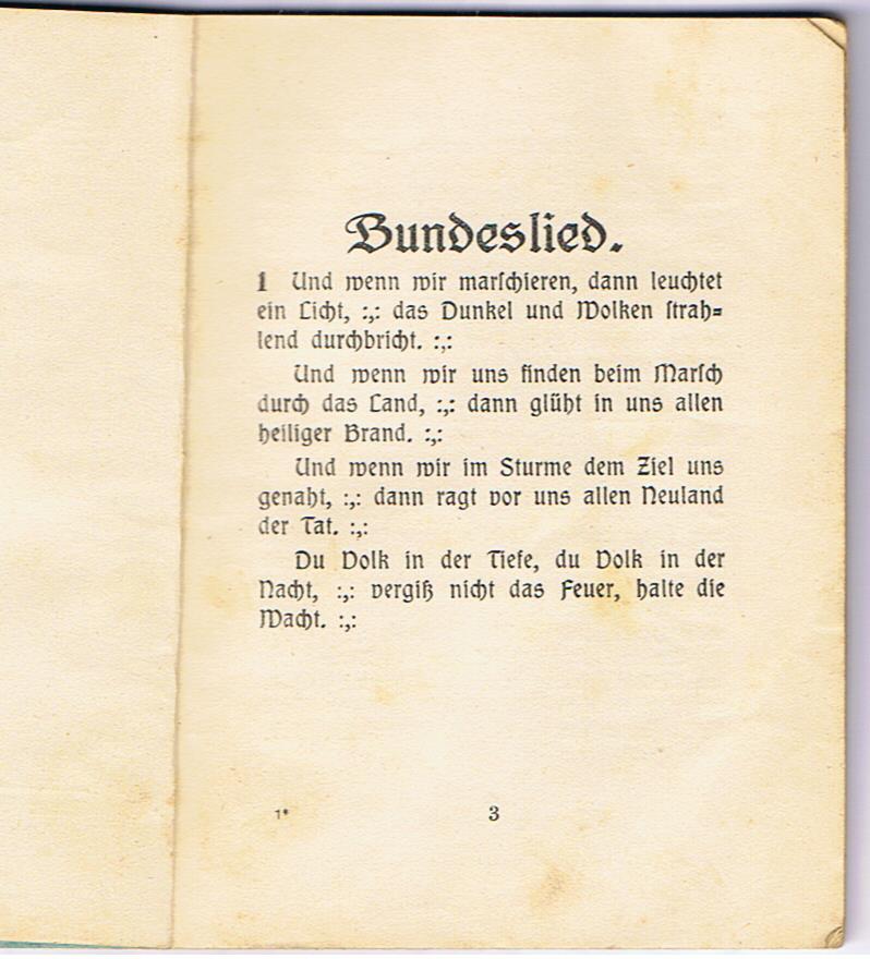 BDM song book 1933 Bund Deutscher Mädel Obergau Nordmark - Image 3