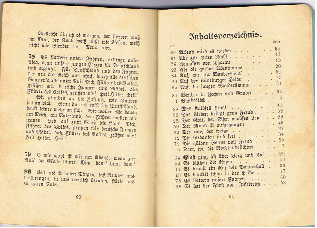 BDM song book 1933 Bund Deutscher Mädel Obergau Nordmark - Image 5