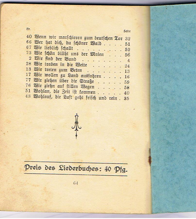 BDM song book 1933 Bund Deutscher Mädel Obergau Nordmark - Image 7
