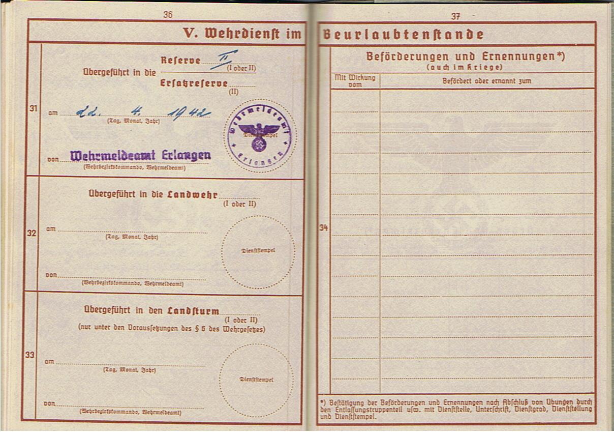 Wehrpass Oberschütze Infanterie-Regiment 485 263.Infanterie-Division KIA 1941 Russia - Image 12