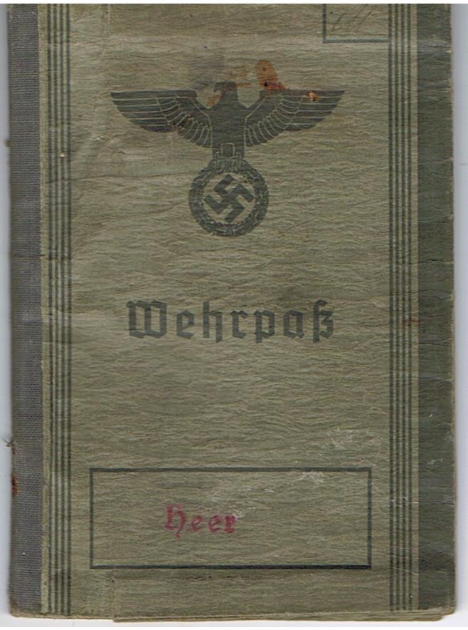 Wehrpass Obergefreiter Infantry 262.Infanterie-Division France Russia 4 awards