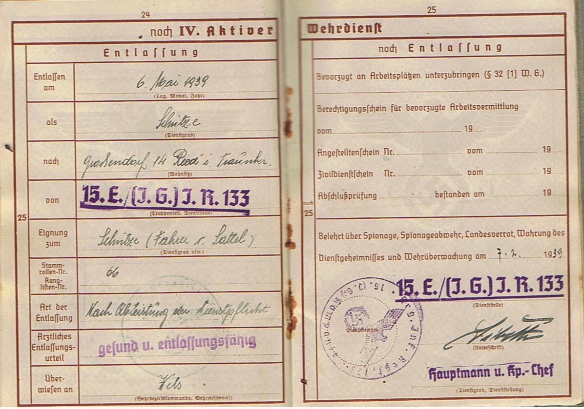 Wehrpass Obergefreiter Infantry 262.Infanterie-Division France Russia 4 awards - Image 10