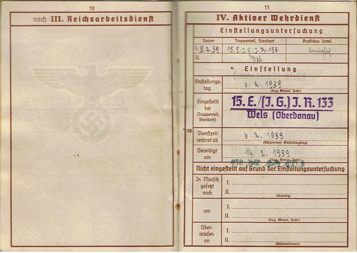 Wehrpass Obergefreiter Infantry 262.Infanterie-Division France Russia 4 awards - Image 6