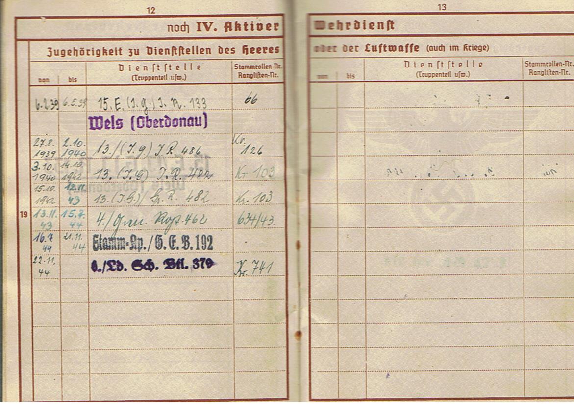 Wehrpass Obergefreiter Infantry 262.Infanterie-Division France Russia 4 awards - Image 7