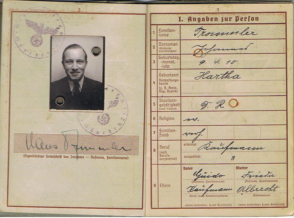Wehrpass Obergefreiter Africa Corps field hospital Feldlazarett mot 667 Italy Napels - Image 11