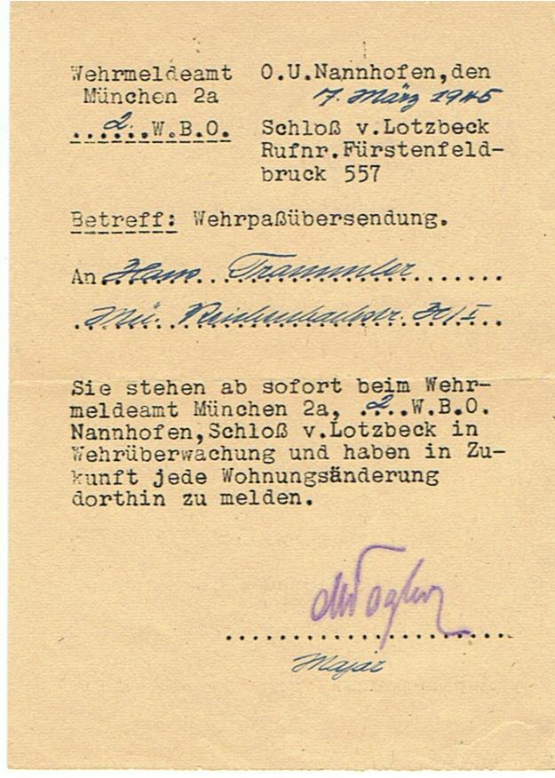 Wehrpass Obergefreiter Africa Corps field hospital Feldlazarett mot 667 Italy Napels - Image 2