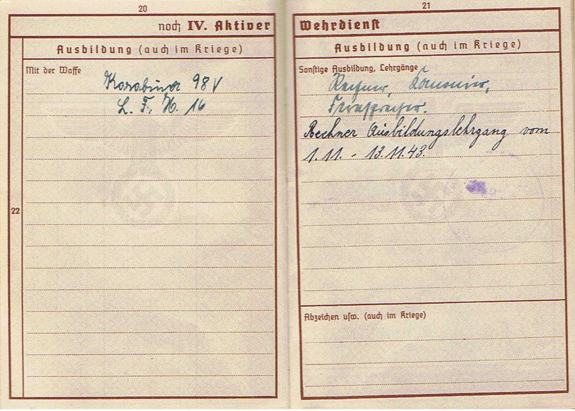 Wehrpass Obergefreiter Artillerie-Regiment 342.Infanterie-Division Russia KIA 1944 Poland - Image 11