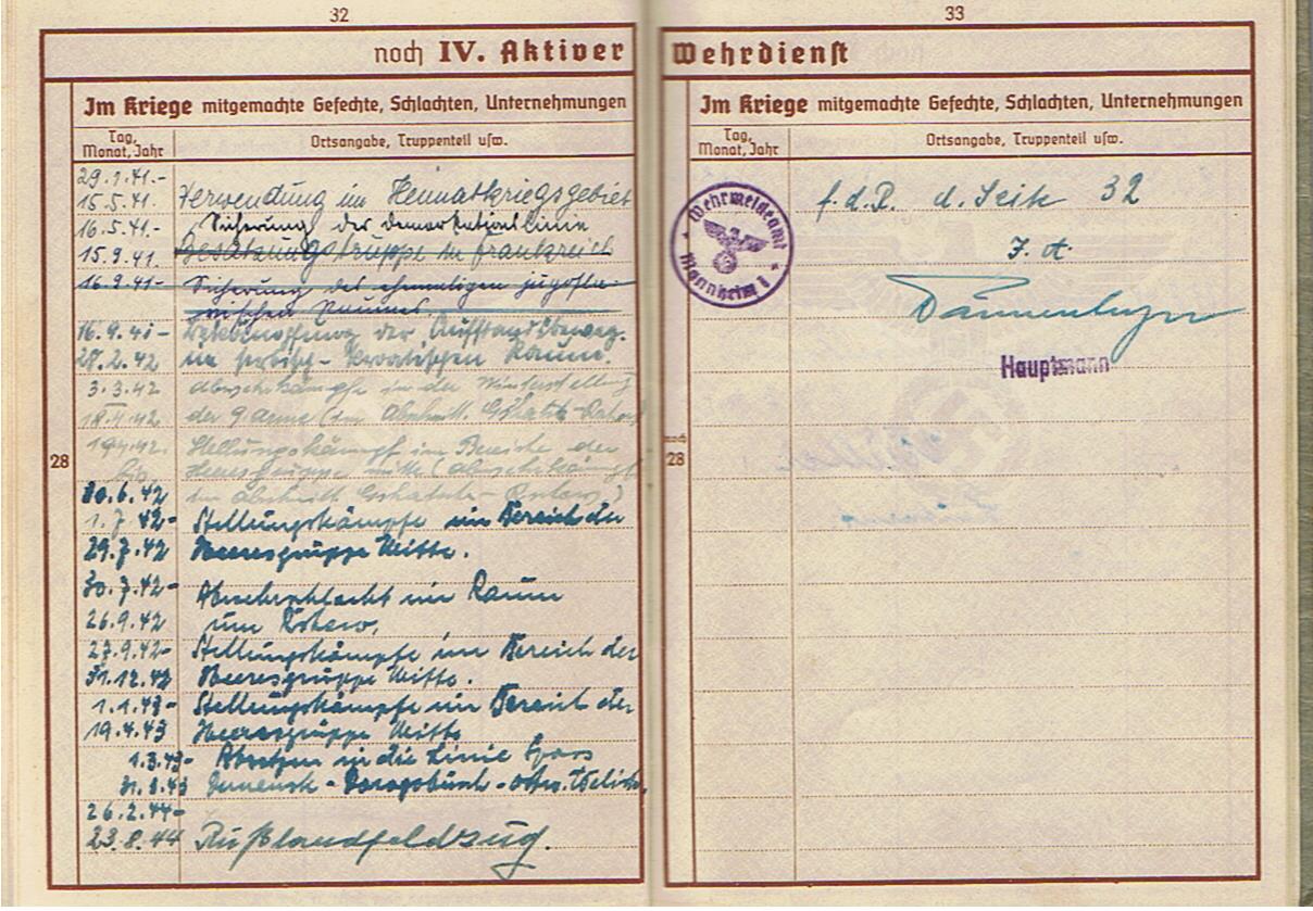 Wehrpass Obergefreiter Artillerie-Regiment 342.Infanterie-Division Russia KIA 1944 Poland - Image 14