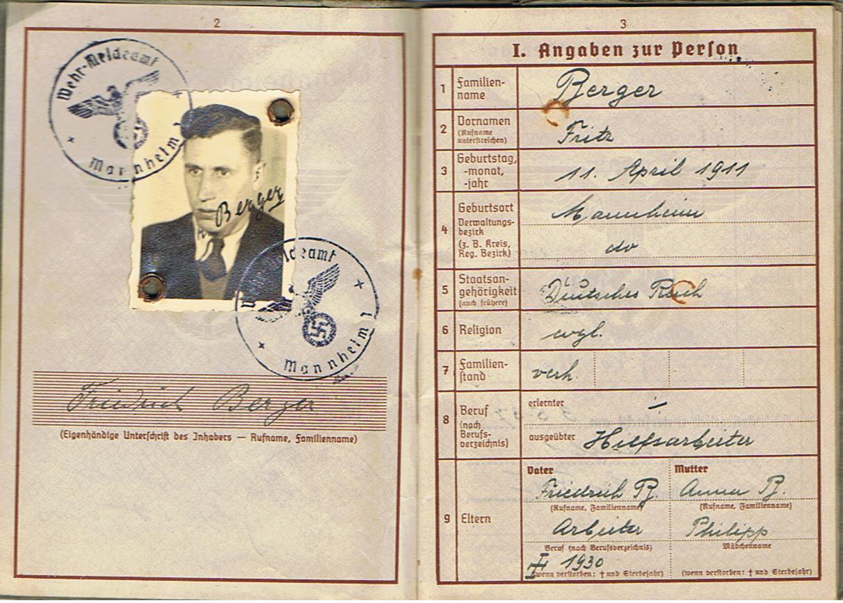 Wehrpass Obergefreiter Artillerie-Regiment 342.Infanterie-Division Russia KIA 1944 Poland - Image 7