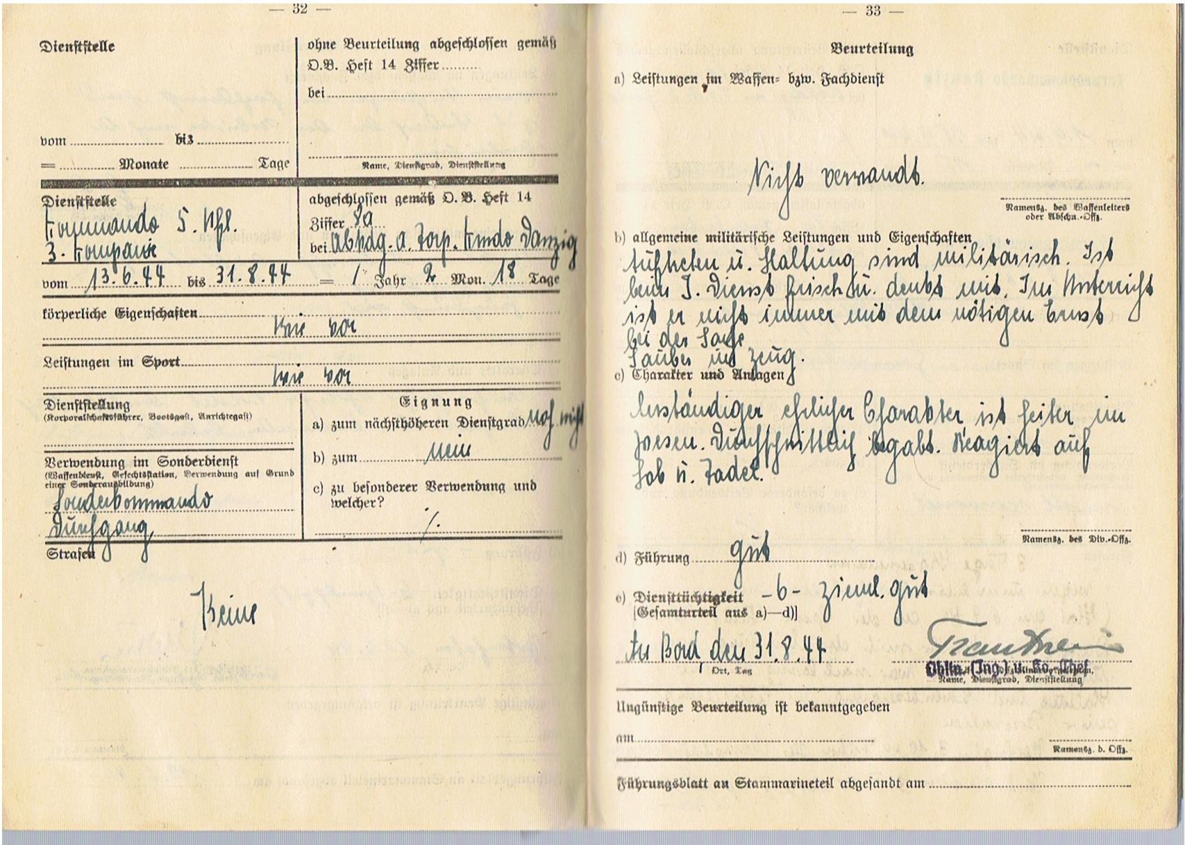 Führungsbuch photos documents Torpedo Mechanic U-Boot service - Image 18