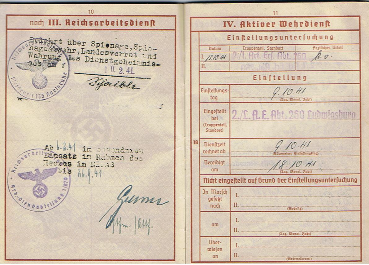 Wehrpass and EK2 Oberleutnant 387.ID 113.ID KIA Russia 1943 - Image 12