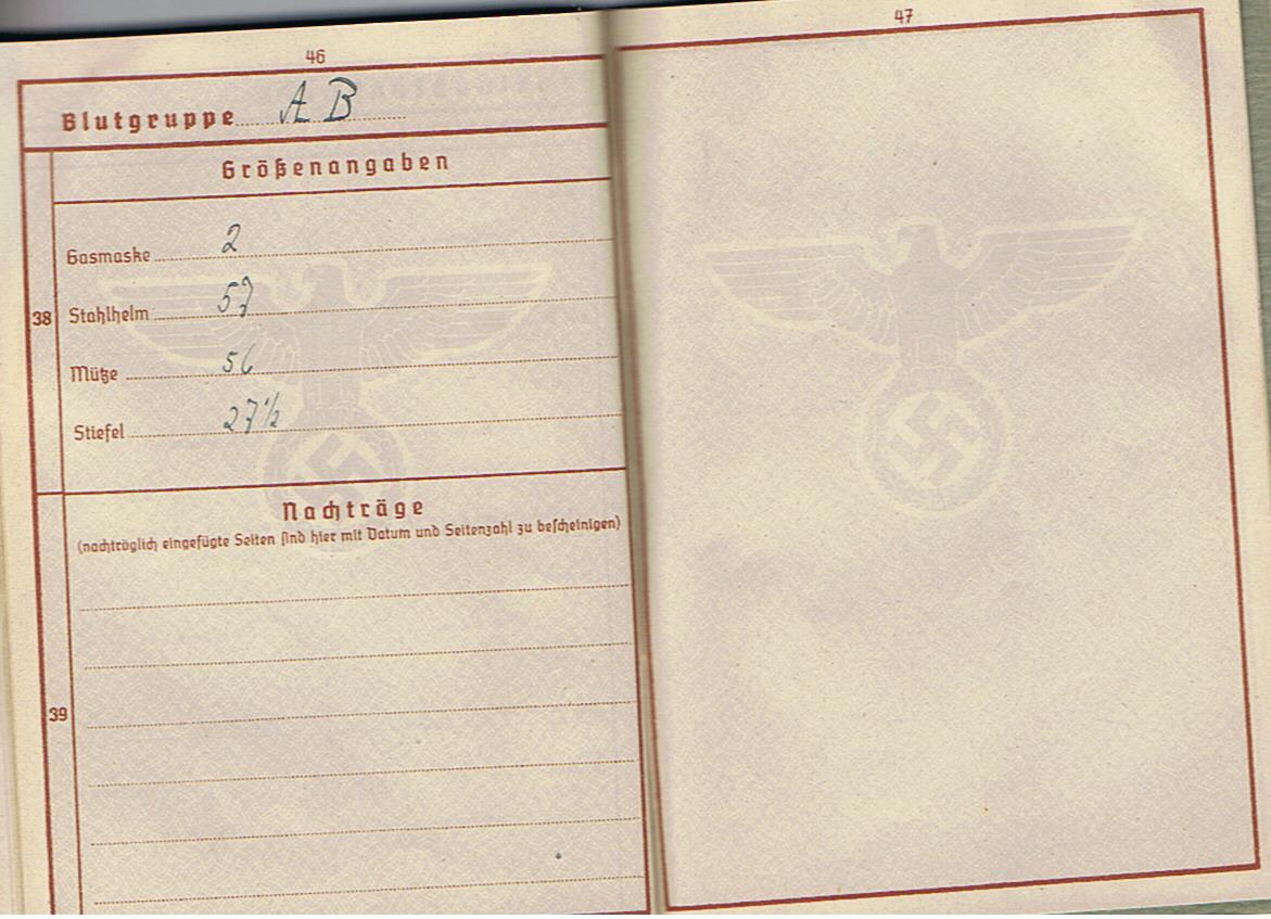 Wehrpass and EK2 Oberleutnant 387.ID 113.ID KIA Russia 1943 - Image 19