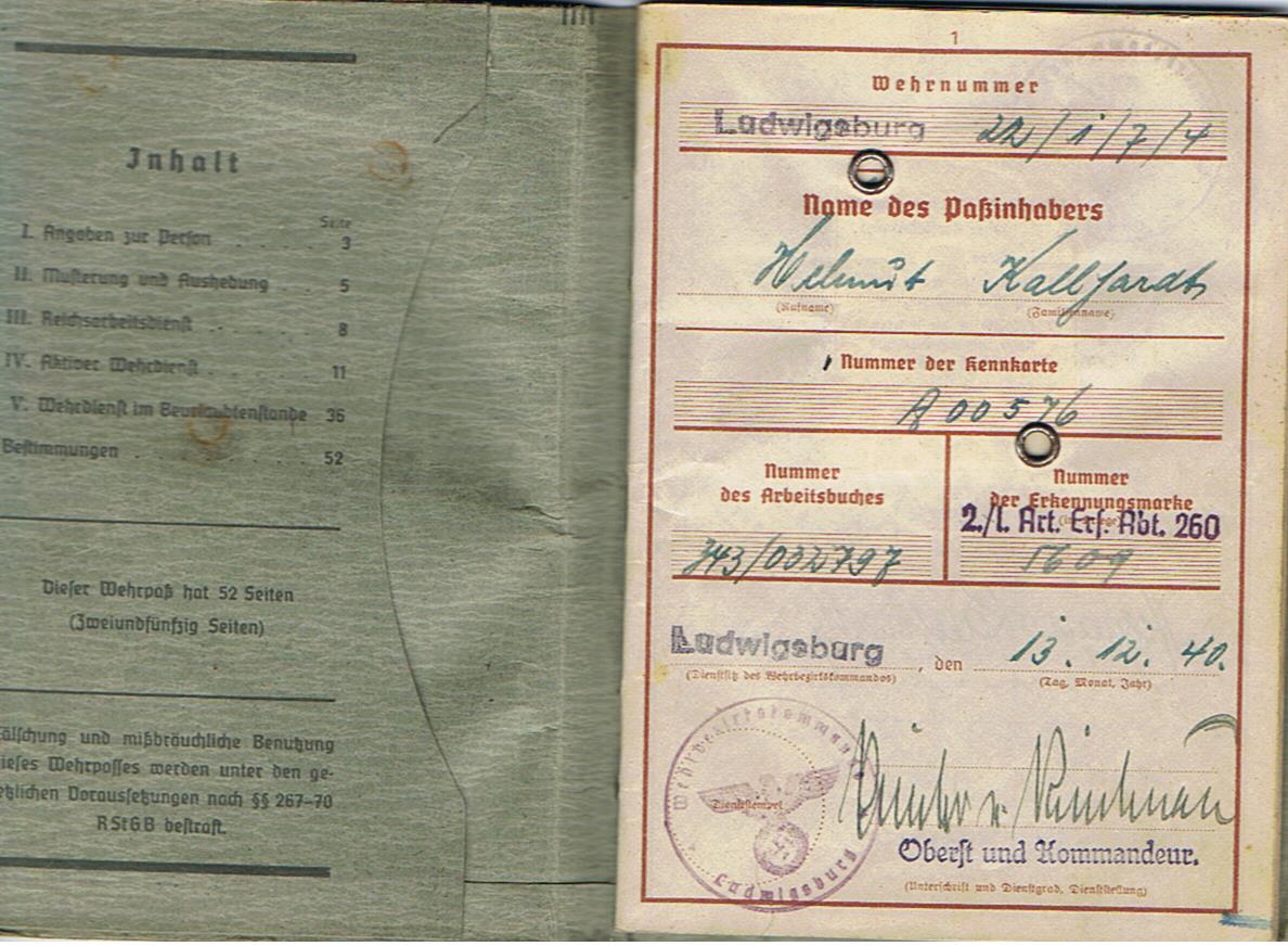 Wehrpass and EK2 Oberleutnant 387.ID 113.ID KIA Russia 1943 - Image 7