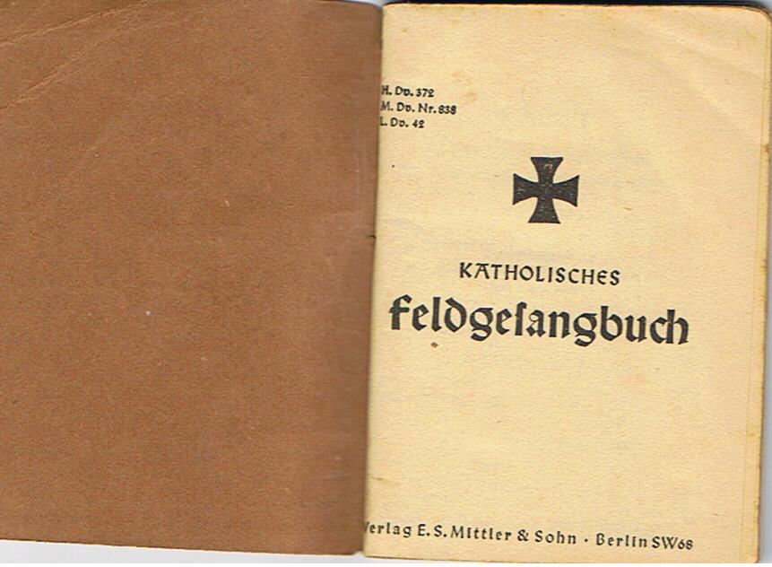 Feldgesangbuch Wehrmacht Catholic field psalm book 132.ID - Image 2