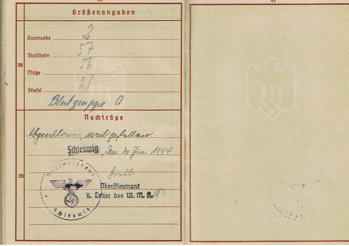 Wehrpass Wachtmeister Panzerjäger 170.ID Russia KIA Narwa 1944 - Image 20