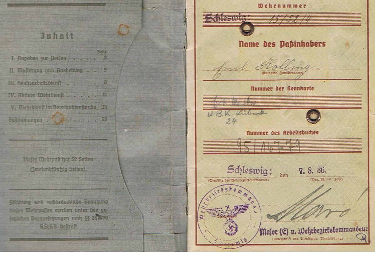 Wehrpass Wachtmeister Panzerjäger 170.ID Russia KIA Narwa 1944 - Image 7