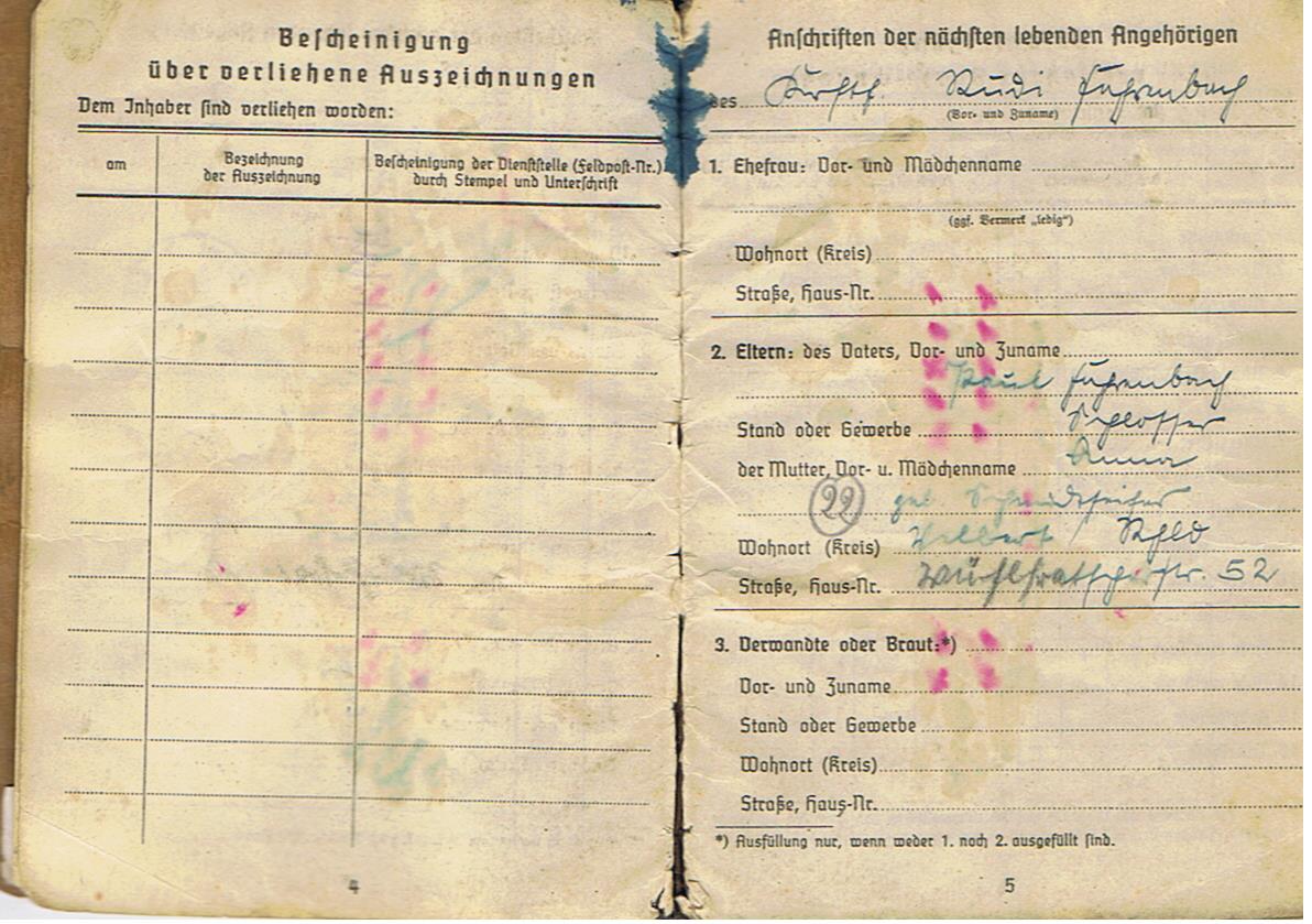 Soldbuch Kraftfahr-Obergefreiter Admiral Agais Greece and K-Verband - Image 4