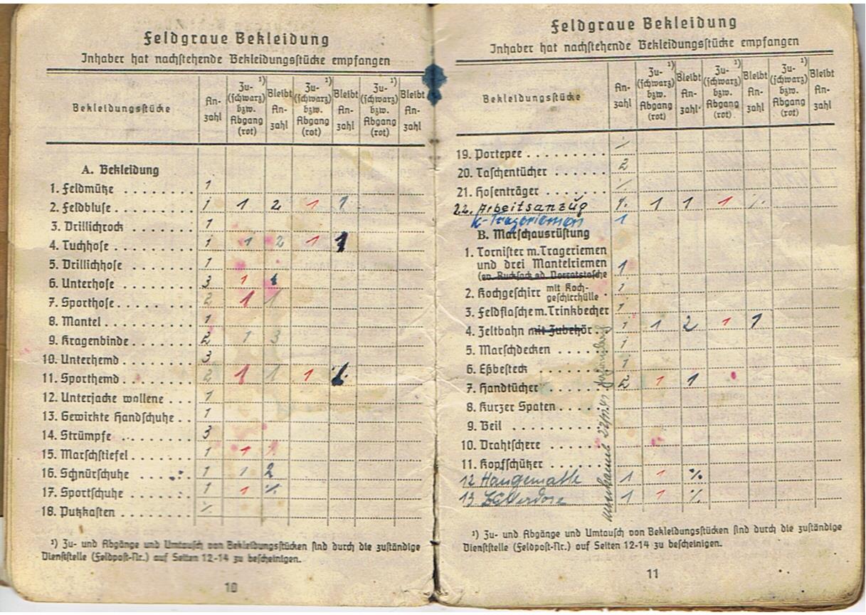 Soldbuch Kraftfahr-Obergefreiter Admiral Agais Greece and K-Verband - Image 7