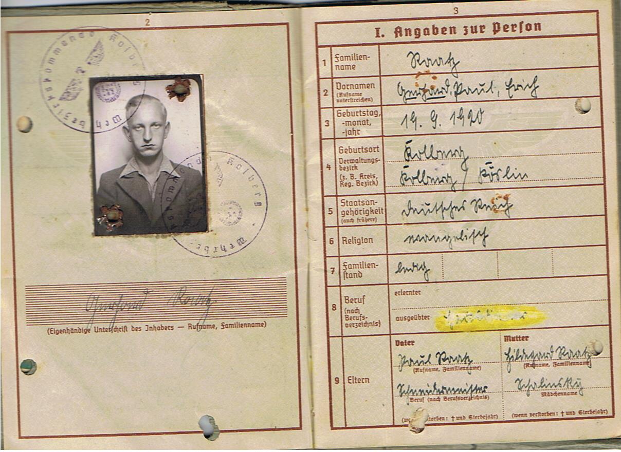 Wehrpass Obergefreiter Panzerjäger 75.Infanterie-Division KIA 1942 Russia - Image 4