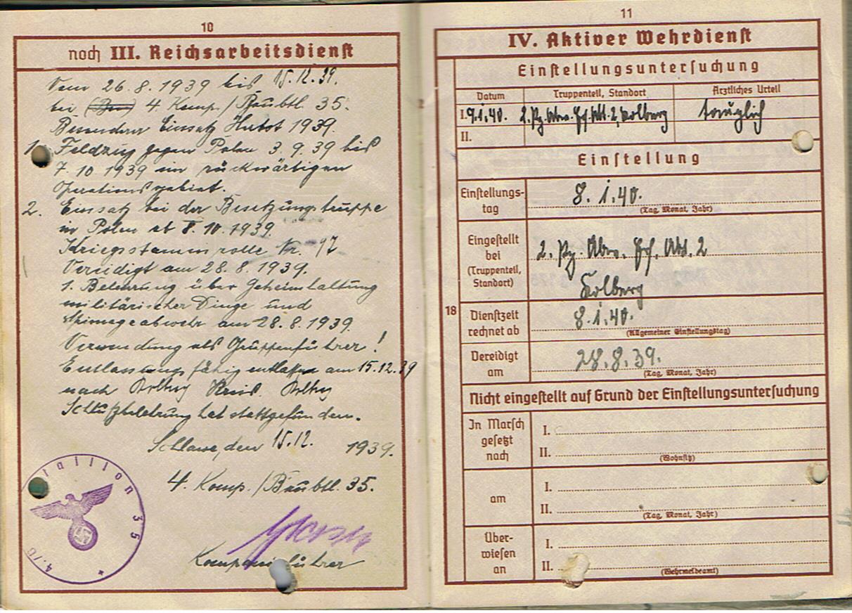 Wehrpass Obergefreiter Panzerjäger 75.Infanterie-Division KIA 1942 Russia - Image 7